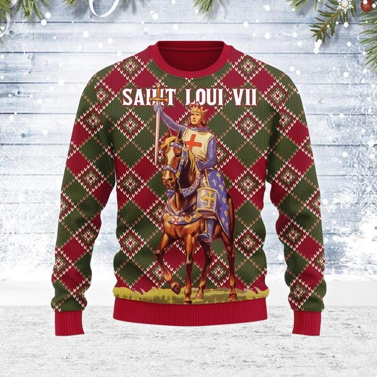 Saint Loui VII Ugly Christmas Sweater