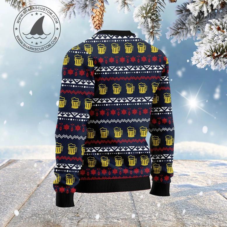 Santa Beerd Ugly Christmas Sweater