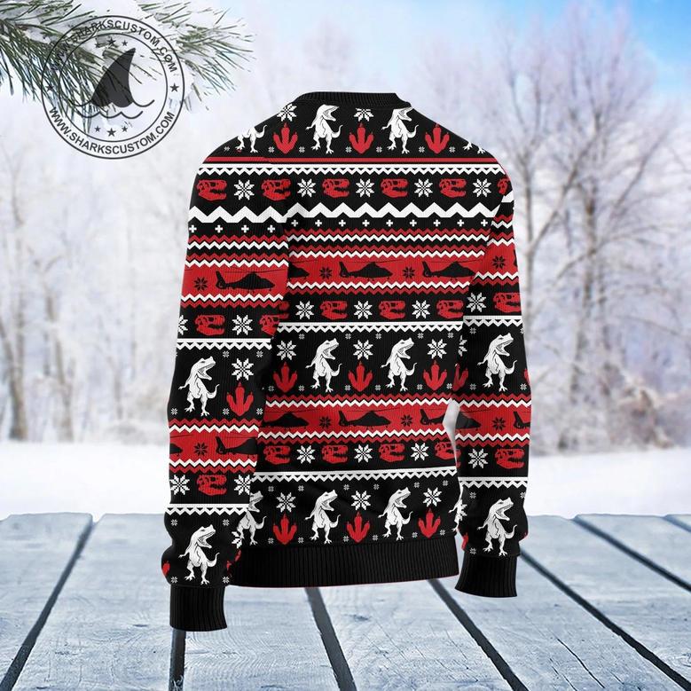 Santassic Park Ugly Christmas Sweater unisex womens & mens, couples matching, friends, funny family sweater gifts