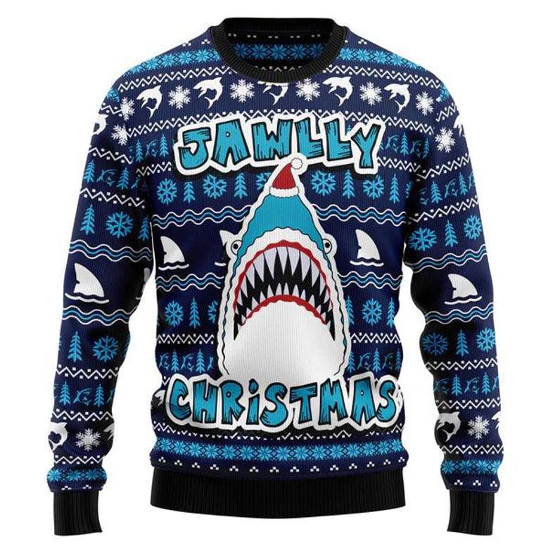 Shark Jawlly Christmas Ugly Christmas Sweater