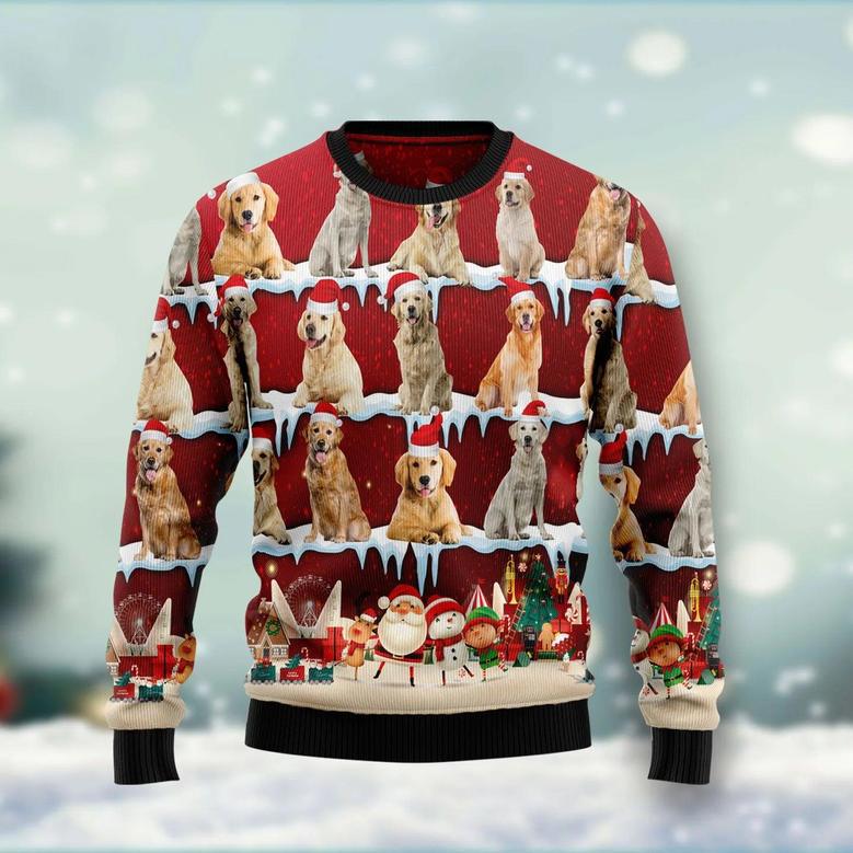 Siberian Husky Ugly Christmas Sweater