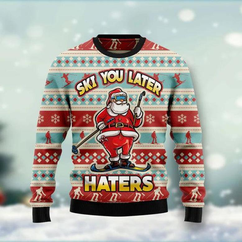 Ski You Later Ugly Christmas Sweater