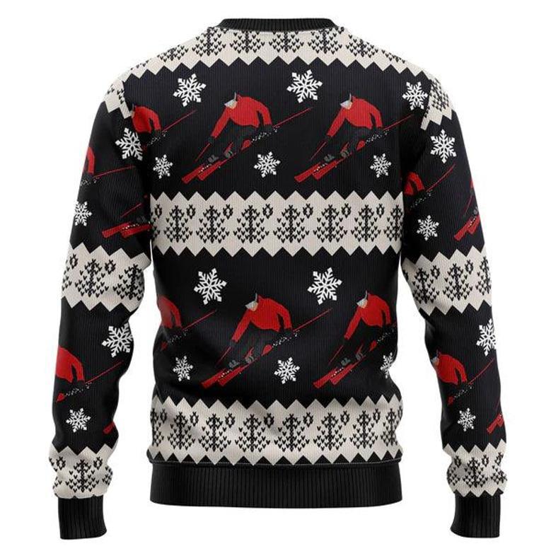 Skiing Christmas Ugly Christmas Sweater