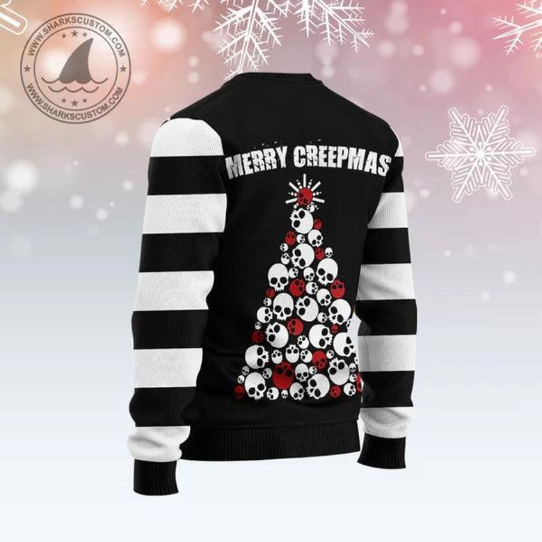 Skull Creepmas Ugly Christmas Sweater