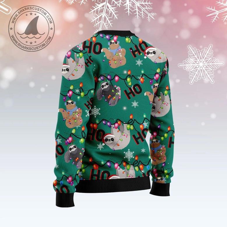 Sloth Hohoho Ugly Christmas Sweater