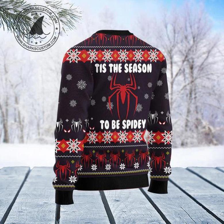 Spider Season To Be Spidey unisex womens & mens, couples matching, friends, funny family ugly christmas holiday sweater gifts