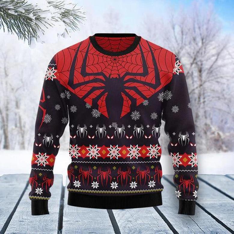 Spider Season To Be Spidey unisex womens & mens, couples matching, friends, funny family ugly christmas holiday sweater gifts