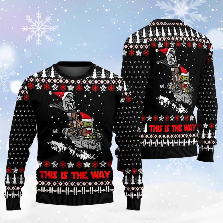 Star Wars This Is The Way Baby Yoda Ugly Christmas Sweater, Jumper