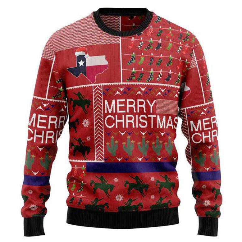 Texas Merry Christmas Ugly Christmas Sweater