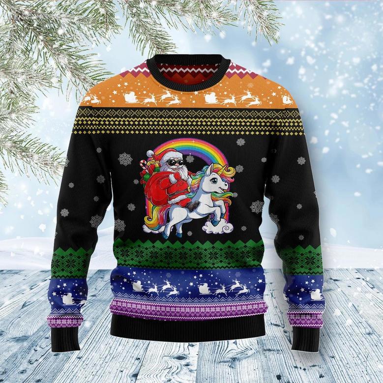 Unicorn LGBT Ugly Christmas Sweater