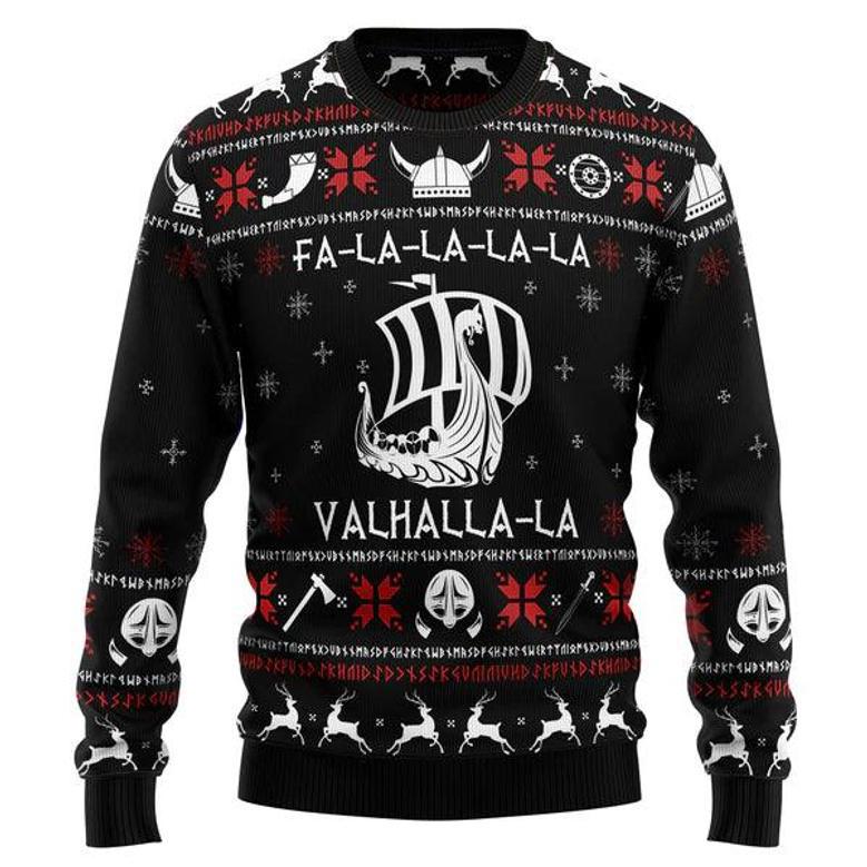 Valhalla Viking Ugly Christmas Sweater