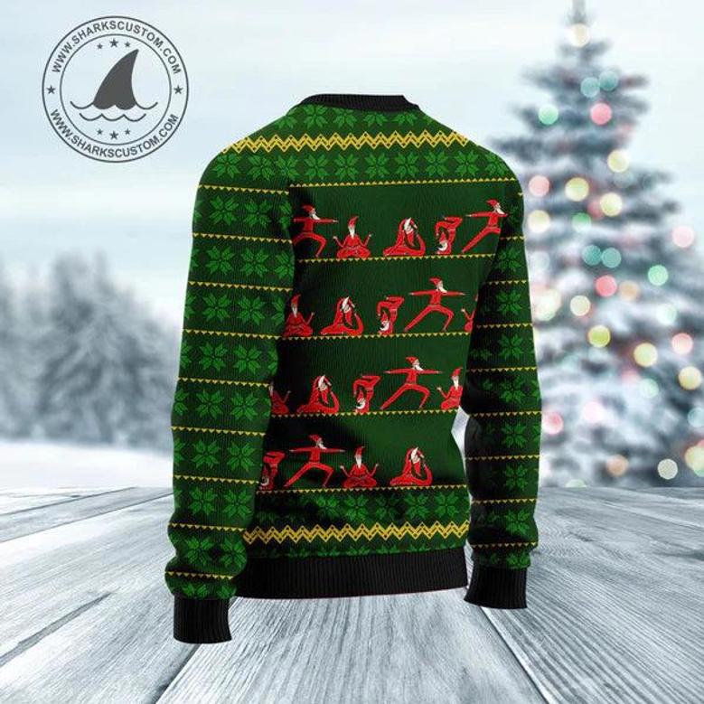 Yoga Christmas Ugly Christmas Sweater