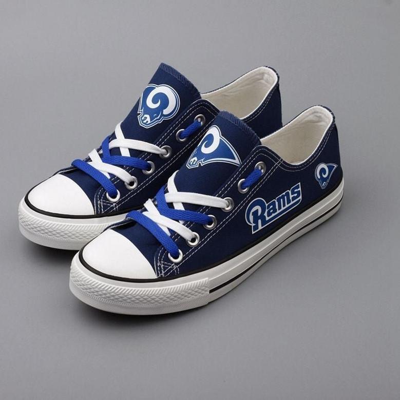 LA RAMS NFL Football 4 Gift For Fans Low Top Custom Canvas Shoes