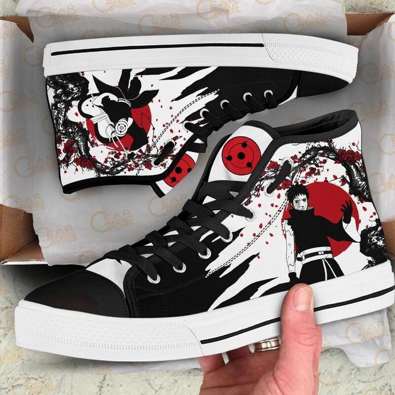 Obito Uchiha High Top Shoes Custom Anime Japan Style For Fans