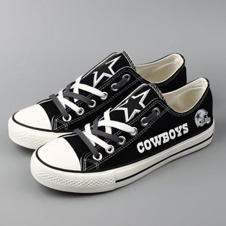 DaIIas Cowboys NFL Football 4 Gift For Fans Low Top Custom Canvas Shoes