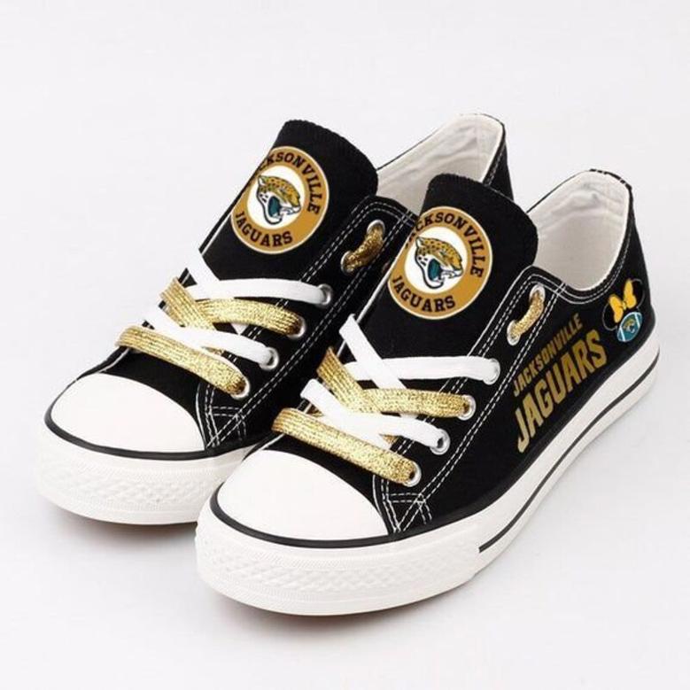 JacksonviIIe Jaguars NFL Football 4 Gift For Fans Low Top Custom Canvas Shoes