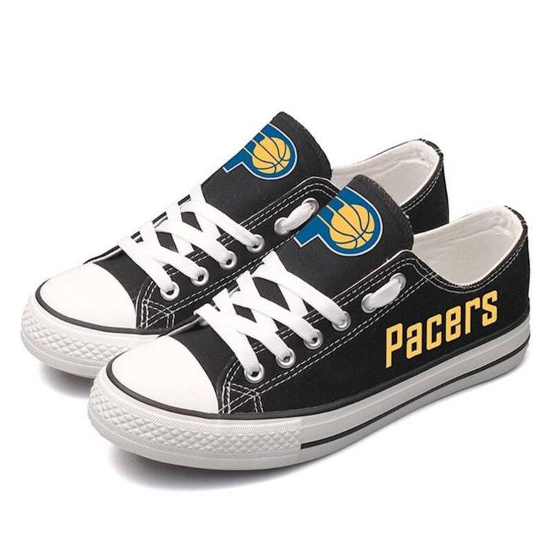 lndiana Pacers Custom Shoes Basketball Pacers Low Top Sneakers Indiana NBA Gumshoes Pacers