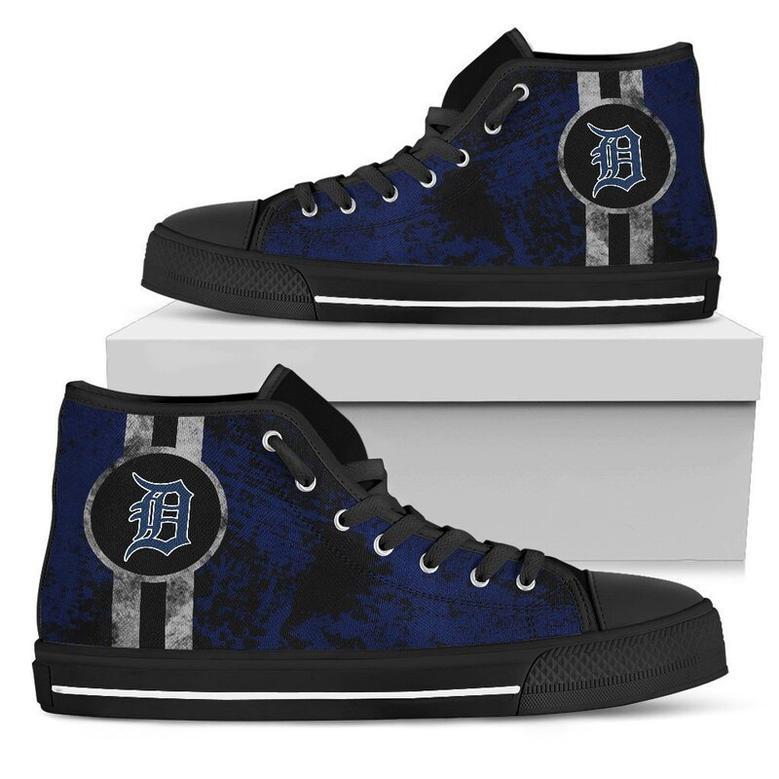 DETROlT TlGERS MLB Baseball 2 Custom Canvas High Top Shoes HTS0589