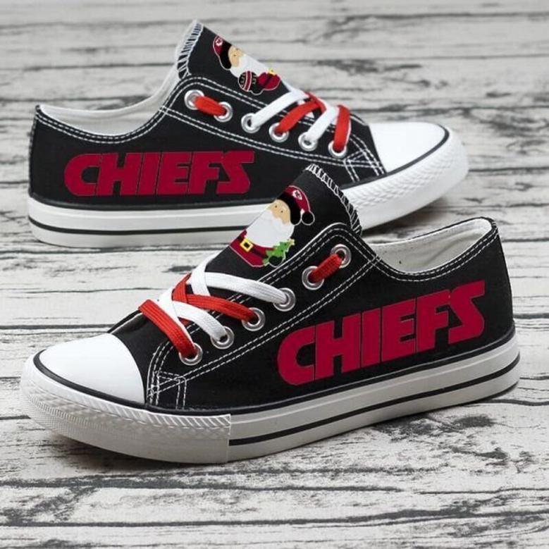 KC Chief NFL Football 3 Gift For Fans Low Top Custom Canvas Shoes