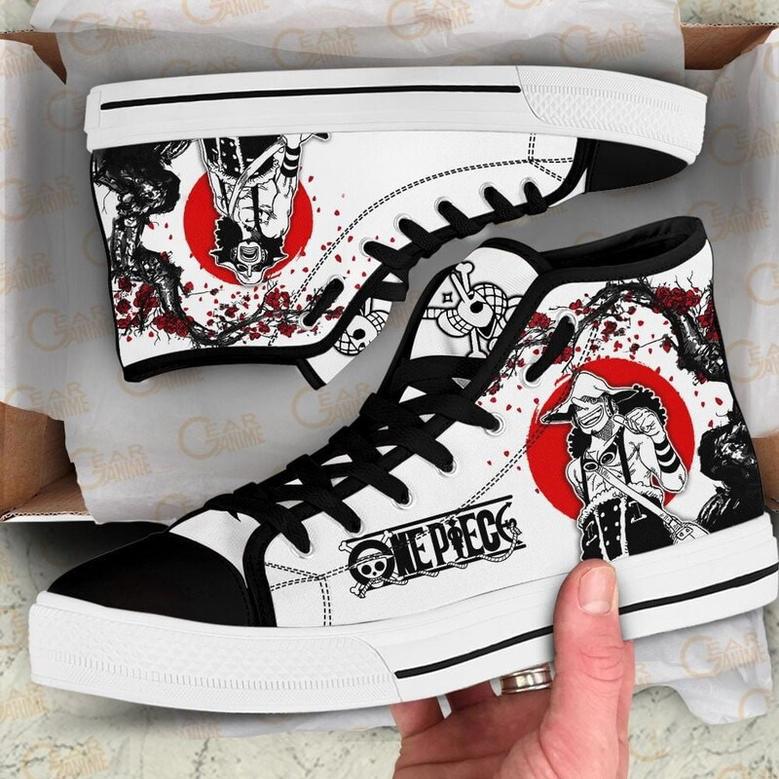 Usopp High Top Shoes Japan Style For Fans One Piece Anime