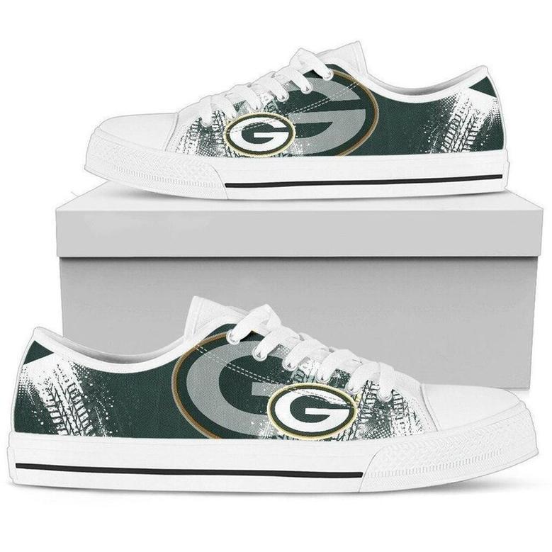 GB Packer NFL Football 3 Low Top Sneakers Low Top Shoes