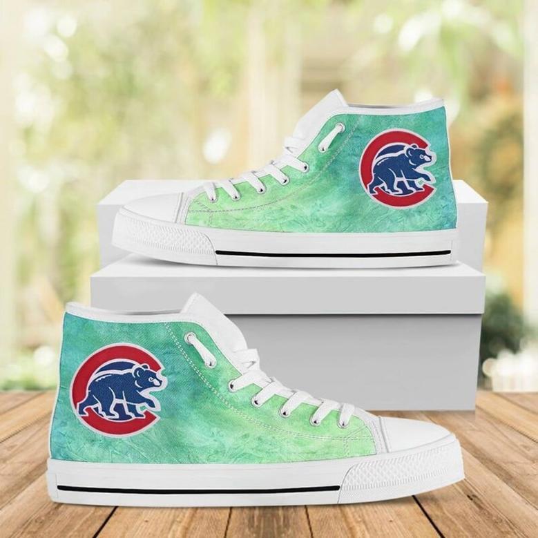 CHlCAGO CUBS MLB Baseball 19 Custom Canvas High Top Shoes