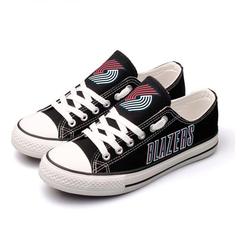 PortIand Trail BIazers Custom Shoes Basketball Trail Blazers Low Top Sneakers Portland NBA Trail Blazers