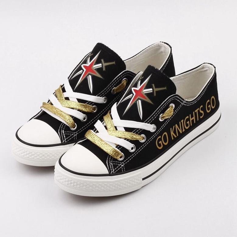 Vegas GoIden Knights NHL Hockey Go Knights Go Gift For Fans Low Top Custom Canvas Shoes