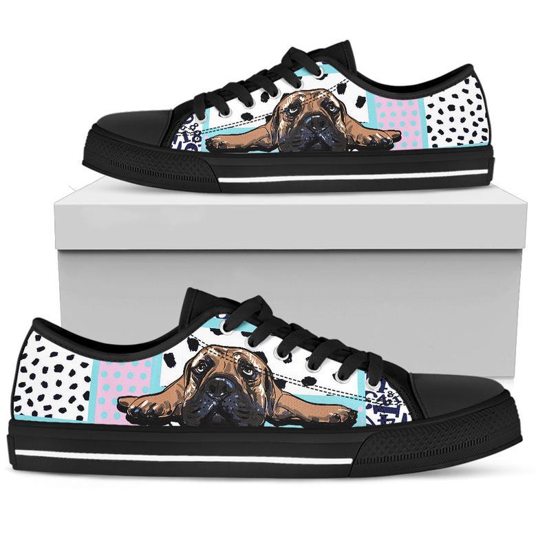 One Bullmastiff Low Top Shoes