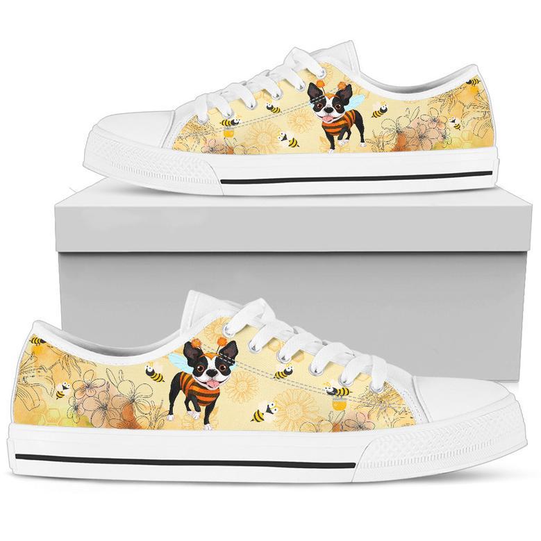 Boston Terrier Low Top Shoes