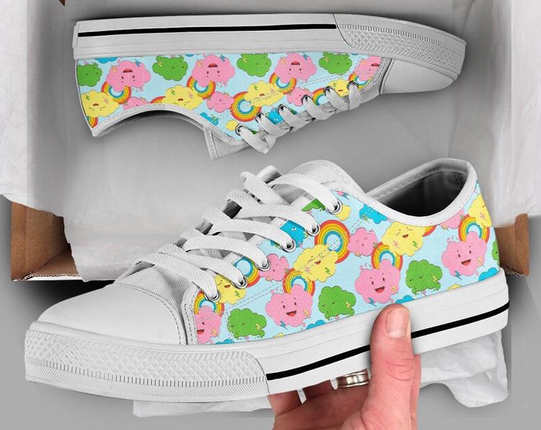Cute Clouds Shoes , Clouds Sneakers , Clouds Shoes , Casual Shoes , Clouds Gifts , Low Top Converse Style Shoes for Womens Mens Adults