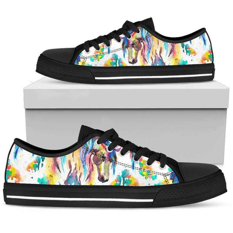 Color Horse Low Top Shoe (Black)