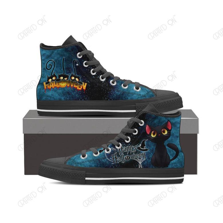 Halloween High Top Canvas Shoes