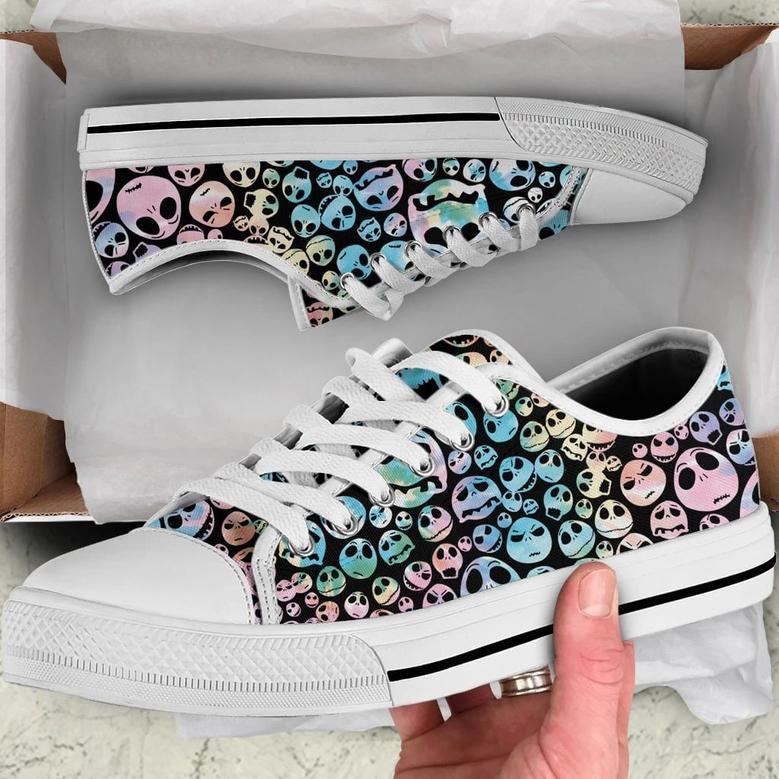 Tiedye Js Women Low Top Canvas Shoes