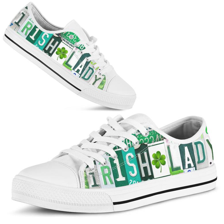 Irish Lady Irish St Day Converse Sneakers Low Top Shoes