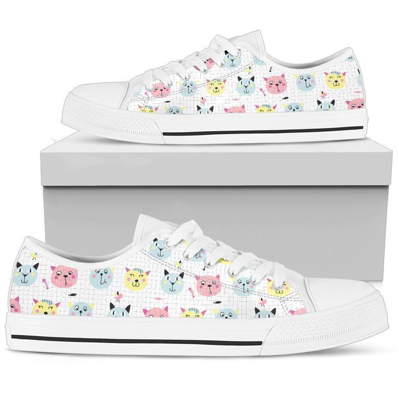 Mini Cats Women Low Top Shoe