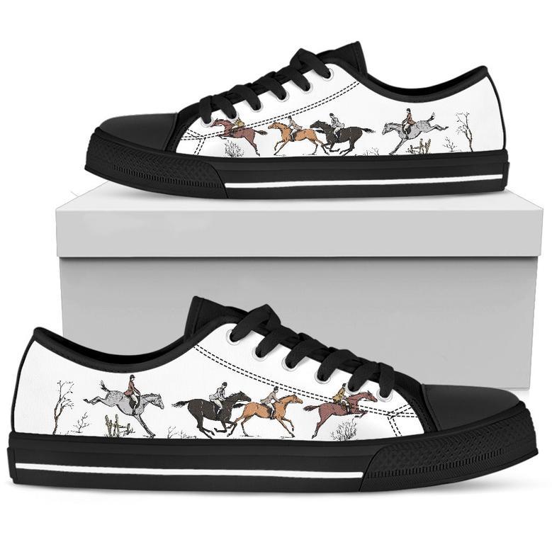 Horse Art Low Top Shoe (Black)