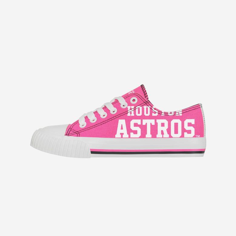 Houston Astros Womens Highlights Low Top Canvas Shoe