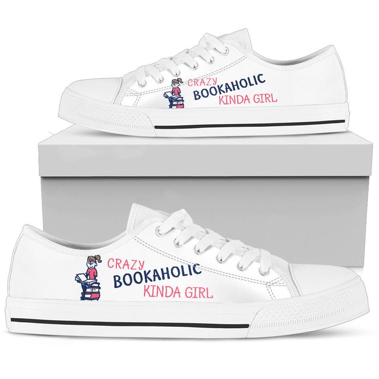Crazy Bookaholic Kinda Girl Low Top Shoe