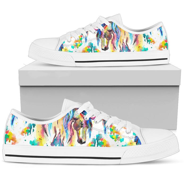 Color Horse Low Top Shoe (White)