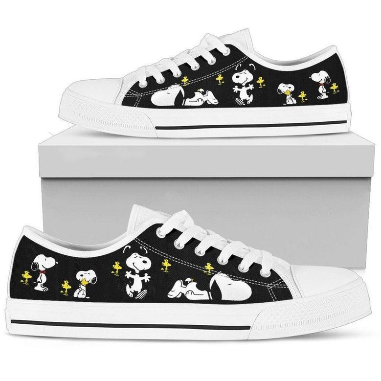 Snoopy Friendship Low Top Running Shoes For Men, Women