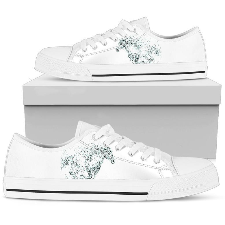 White Horse Low Top Shoes