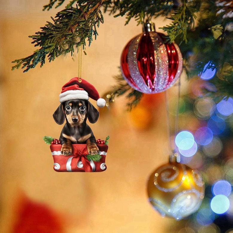 Custom Photo Ornament, Christmas Pet Ornament, Christmas Gift For Pet Lover