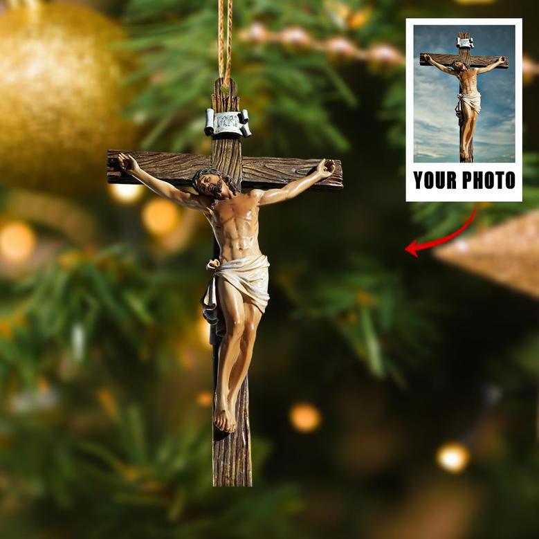 Custom Photo Ornament Gifts for Christians, Family and Friends - Personalized Christmas Gifts