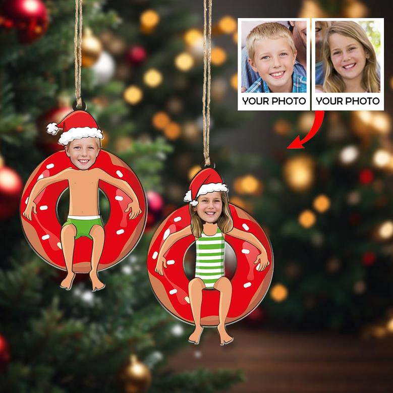 Custom Photo Ornament - Personalized Funny Photo Ornament - Gift For Friend And Family