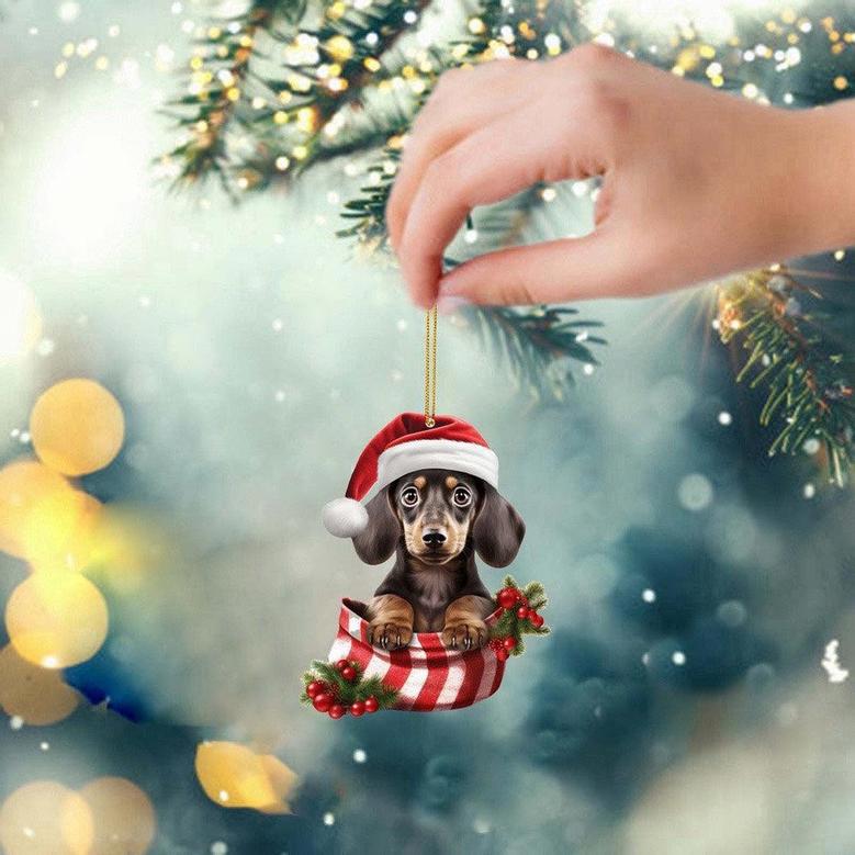 Custom Photo Ornament, Christmas Pet Ornament, Christmas Gift For Pet Lover