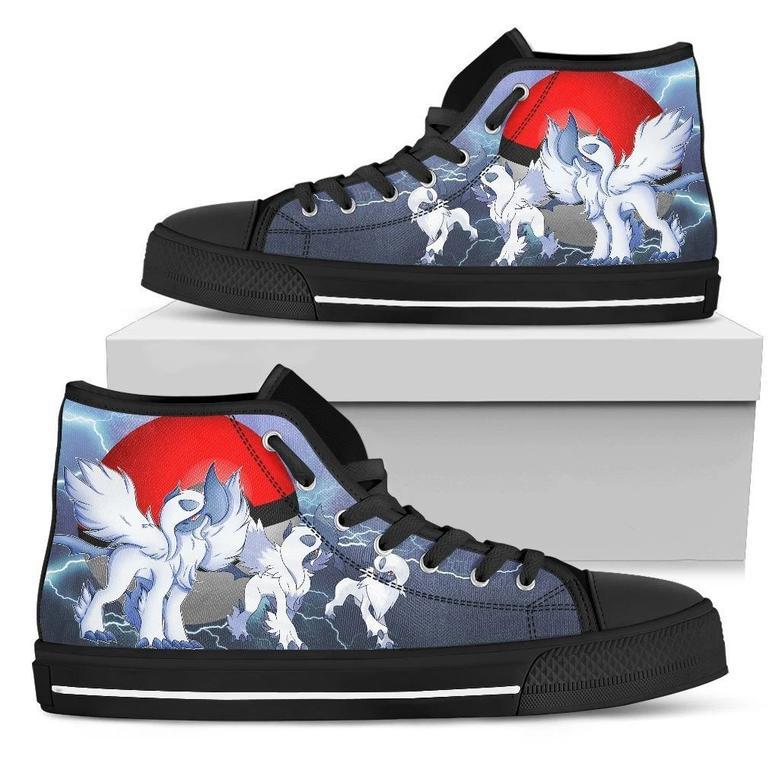 Absol Sneakers Pokemon High Top Shoes Fan Gifts High Top Shoes