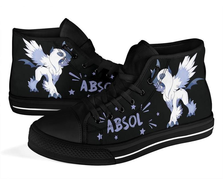 Absol Sneakers Pokemon High Top Shoes Fan Gifts Idea High Top Shoes