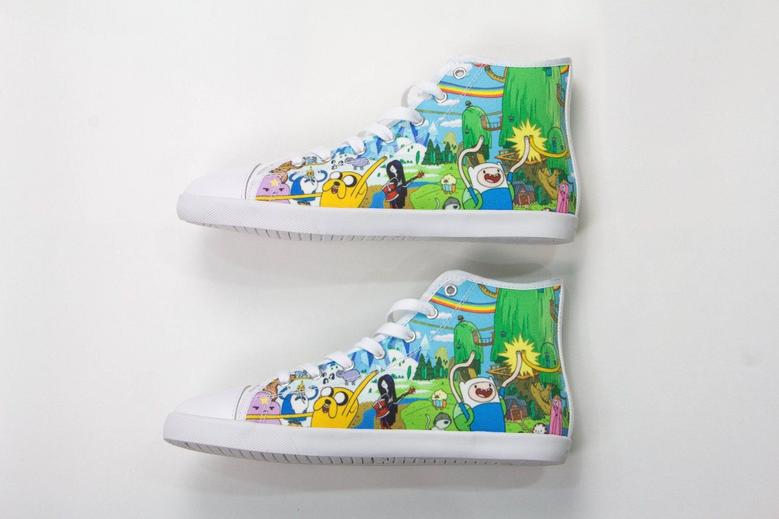 Adventure Time High Top Shoes