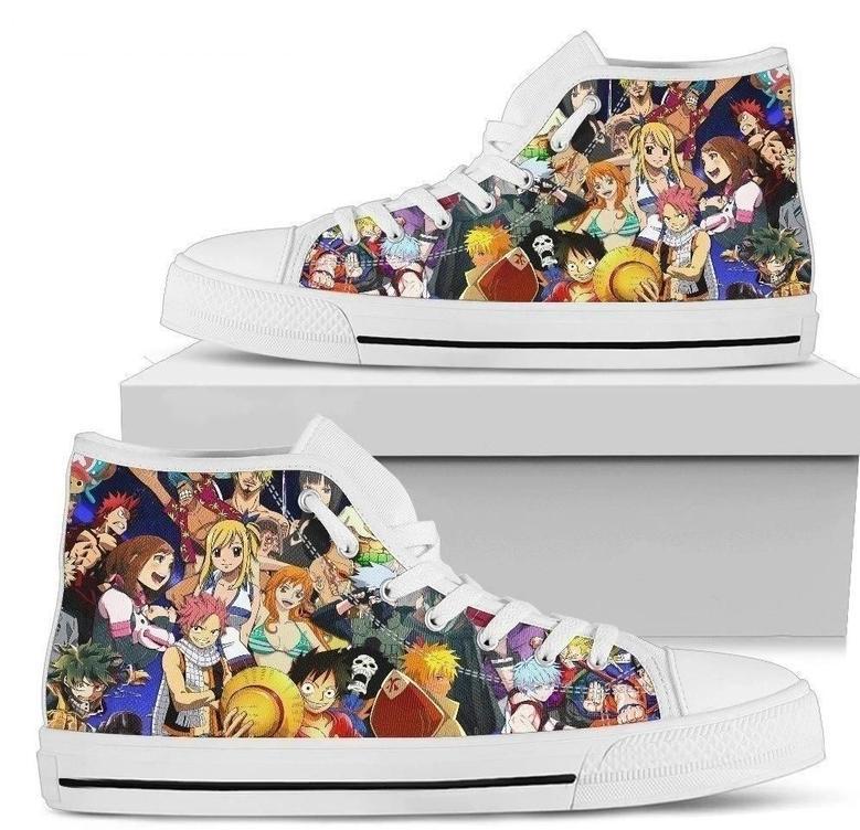 All Might My Hero Academia Sneakers High Top Shoes Anime High Top Shoes